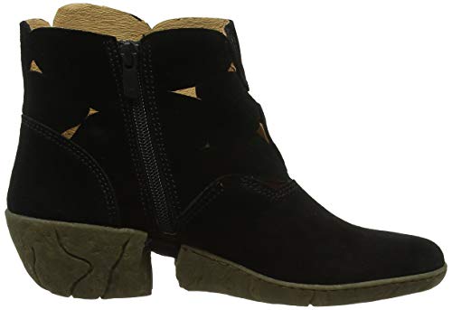 El Naturalista Caliza, Botines Mujer, Negro (Black Black), 40 EU