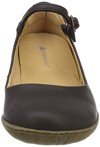 El Naturalista Caliza, Zapatos de tacón con Punta Cerrada Mujer, Negro (Black Black), 40 EU