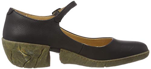 El Naturalista Caliza, Zapatos de tacón con Punta Cerrada Mujer, Negro (Black Black), 40 EU