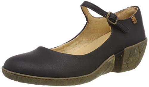 El Naturalista Caliza, Zapatos de tacón con Punta Cerrada Mujer, Negro (Black Black), 40 EU