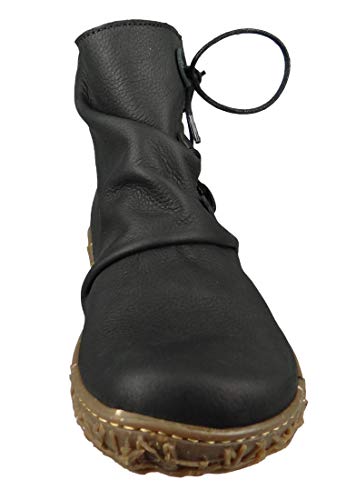 El Naturalista Mujer Botines, señora Botines,Botas,Botas de Media caña,botín,botín,Plana,Negro(),36 EU / 3 UK