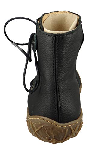 El Naturalista Mujer Botines, señora Botines,Botas,Botas de Media caña,botín,botín,Plana,Negro(),36 EU / 3 UK