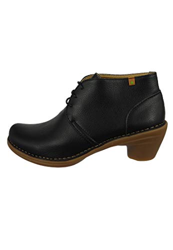 El Naturalista Mujer Botines, señora Botines,Botas,Botas de Media caña,botín,botín,Plana,Negro(),38 EU / 5 UK
