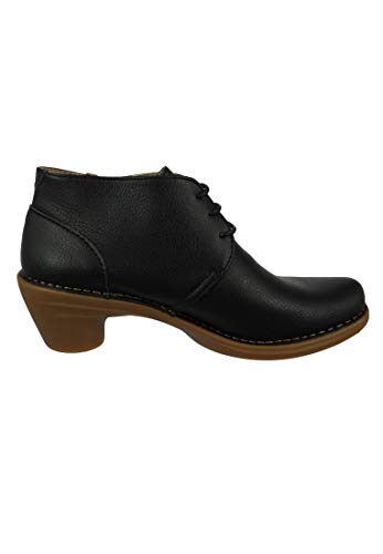 El Naturalista Mujer Botines, señora Botines,Botas,Botas de Media caña,botín,botín,Plana,Negro(),38 EU / 5 UK