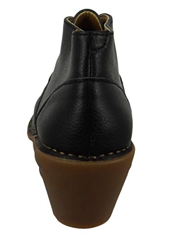 El Naturalista Mujer Botines, señora Botines,Botas,Botas de Media caña,botín,botín,Plana,Negro(),38 EU / 5 UK