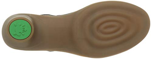 El Naturalista Pleasant Aqua, Sandali con Chiusura sul Retro Donna, Nero (Black Black), 37 EU