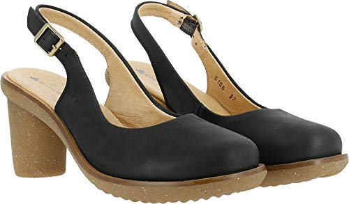 El Naturalista Trivia, Zapatos de tacón con Punta Cerrada Mujer, Negro (Black Black), 40 EU