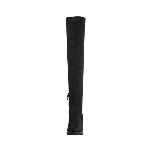 Elara Botas Mujer Overknee High Heels Tacón Alto Chunkyrayan Negro E4835 Black-37