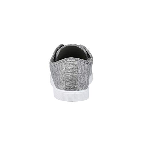 Elara Zapatilla de Deporte Unisex Low Top Textil Chunkyrayan Gris CL33318 Grey-39