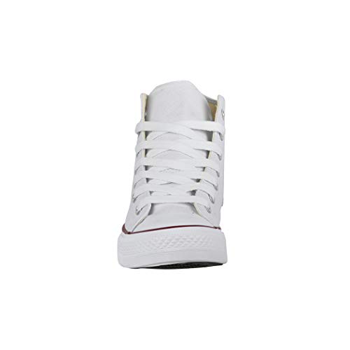 Elara Zapatillas de Deporte Unisex Zapatos Deportivos High Top Chunkyrayan Blanco 85-109-A-Bleach-39