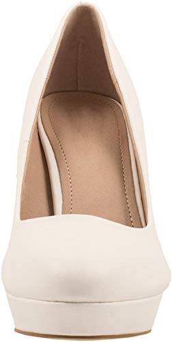 Elara Zapato de Tacón Alto Mujer Plataforma Chunkyrayan Blanco E22321-Weiss-38