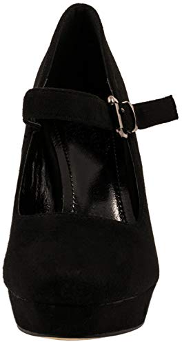 Elara Zapatos de Tacón con Correa Mujer Chunkyrayan Negro E22317-SchwarzM-38