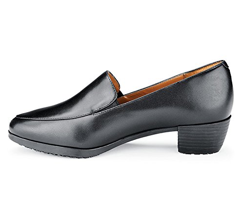 Elegantes zapatos 52263W-35/2.5 ENVY III de Shoes for Crews tipo mocasín, para mujer, antideslizantes, horma ancha, número 35, Negro