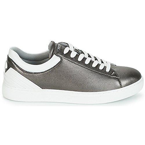 Emporio Armani Bruna Zapatillas Moda Mujeres Estaño - 41 - Zapatillas Bajas Shoes