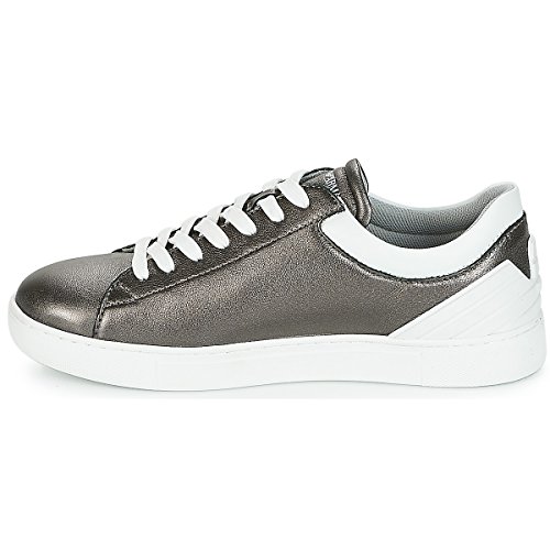 Emporio Armani Bruna Zapatillas Moda Mujeres Estaño - 41 - Zapatillas Bajas Shoes