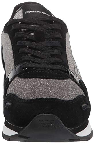 Emporio Armani Calzado Deportivo Mujer X3X058 XM510 para Mujer Negro 36 EU
