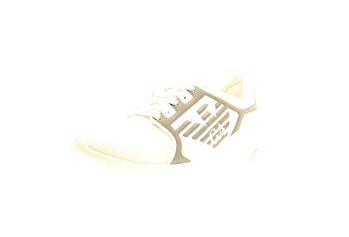 EMPORIO ARMANI EA7 Racer Reflex CC Zapatillas Moda Hombres Blanco/Plateado - 37 1/3 - Zapatillas Bajas