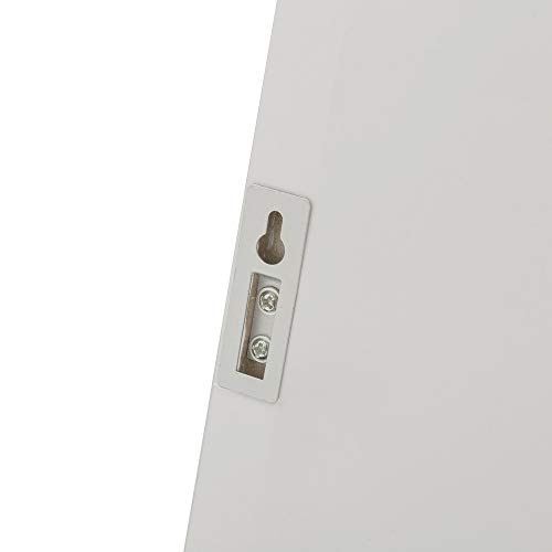 Espejo de Pared Blanco de plástico PS de 50x70 cm - LOLAhome