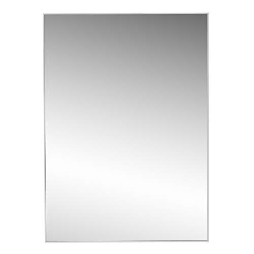 Espejo de Pared Blanco de plástico PS de 50x70 cm - LOLAhome