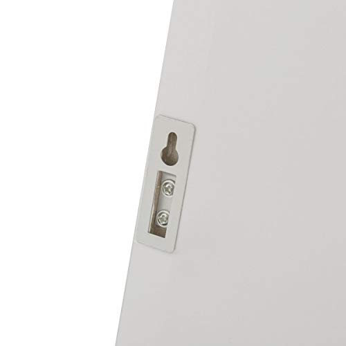 Espejo de Pared Moderno Blanco de poliestireno de 40x50 cm - LOLAhome