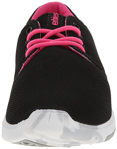Etnies Scout, Zapatillas Mujer, Negro-Black (Black/Pink/White), 35.5 EU
