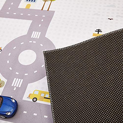 Faus Koco Los Niños Creativos De Carreteras Digital Esteras Juego Esteras Esteras De La Alfombra De Tela Pegajosa Que Viven Dormitorio Desgaste Antideslizante Esteras Estera Estera De Arrastre (130 *