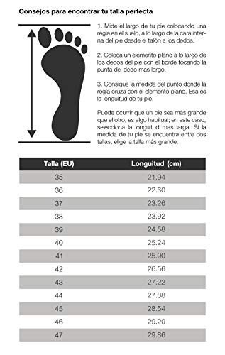 Feliz Caminar - Flotantes Shoes, Zapato Sanitario, Blanco, 38 EU