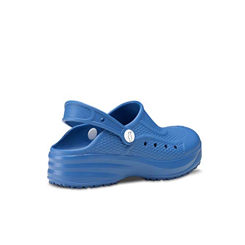Feliz Caminar - Zueco Sanitaro Flotantes Evolution Azul Eléctrico, 39