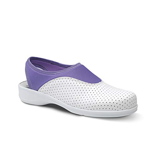 Feliz Caminar - Zuecos Sanitarios Sport Lycra Lavanda, 37