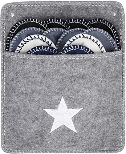 Femor Zapatillas de Huéspedes Antideslizantes, Juego de 6 Zapatillas de Fieltro, Zapatos de Casa para Invitados (Tamaño General 36-44)