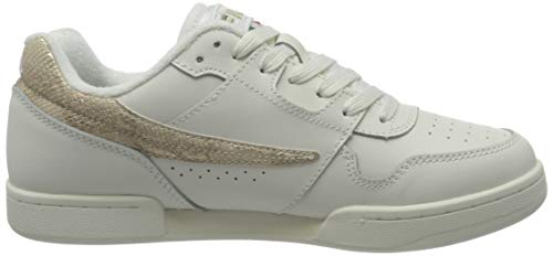 Fila Arcade wmn, Zapatillas Mujer, Blanco (White/Gold), 38 EU