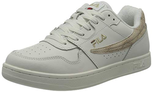 Fila Arcade wmn, Zapatillas Mujer, Blanco (White/Gold), 38 EU