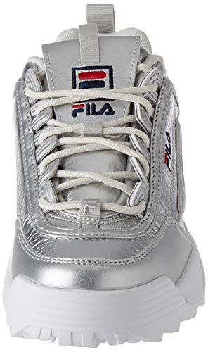 Fila Disruptor F Low wmn, Zapatillas Mujer, Plateado (Plata), 39 EU