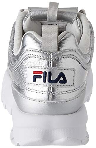 Fila Disruptor F Low wmn, Zapatillas Mujer, Plateado (Plata), 39 EU