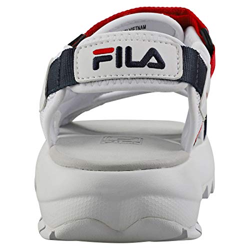 Fila Disruptor Sandal Mujeres Sandalias White Navy Red - 5 UK