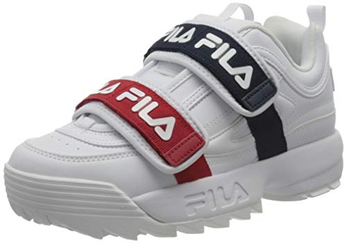 FILA Disruptor Straps wmn, Zapatillas Mujer, Blanco (White), 37 EU