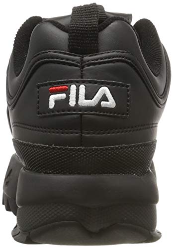 FILA Disruptor, Zapatillas Mujer, Negro (Black/Black), 38 EU