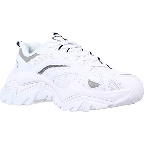 Fila Electrove wmn, Zapatillas Mujer, Blanco (White), 42 EU