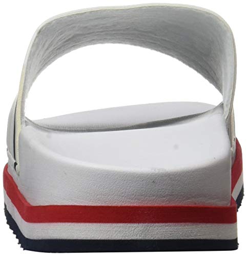 FILA Morro Bay Zeppa wmn, Sandalia Mujer, Blanco (White/Stripe), 36 EU