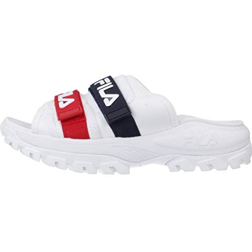 Fila Sandalias Chanclas Mujer Disruptor para Mujer Blanco 39 EU