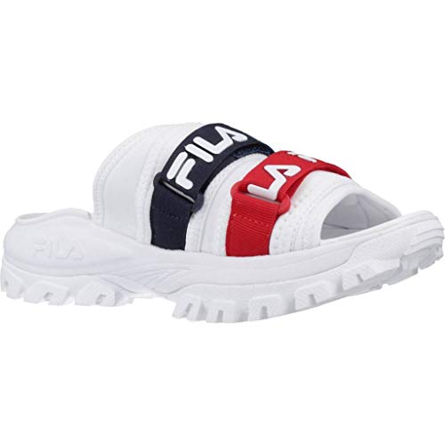 Fila Sandalias Chanclas Mujer Disruptor para Mujer Blanco 40 EU