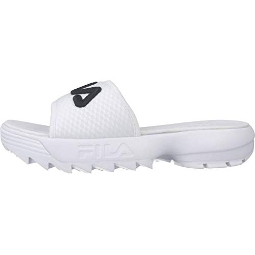 Fila Sandalias Chanclas Mujer Disruptor Slide WMN para Mujer Blanco 39 EU