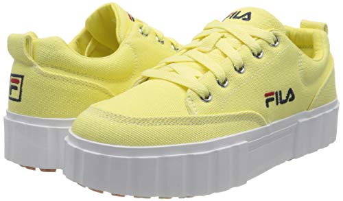 Fila Sandblast, Zapatillas Mujer, Amarillo (Elfin Yellow), 38 EU