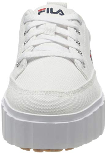 Fila Sandblast, Zapatillas Mujer, Blanco (White), 38 EU
