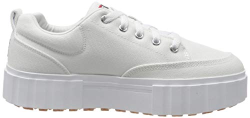 Fila Sandblast, Zapatillas Mujer, Blanco (White), 38 EU