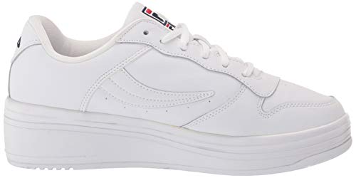 Fila Tenis Wx-100 para mujer, (Blanco/azul marino/rojo), 37 EU