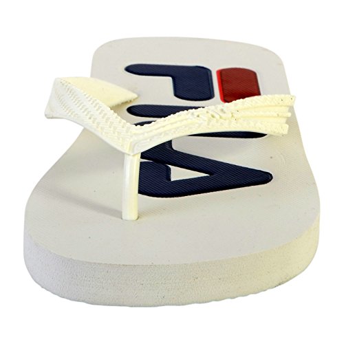 FILA Troy Men, Chanclas abatibles Hombre, Blanco (White), 40 EU