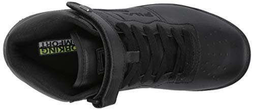 Fila Womens F 13 Mid Slip Resistant Sneaker - Black