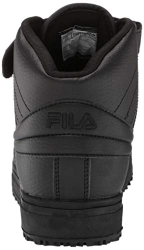 Fila Womens F 13 Mid Slip Resistant Sneaker - Black