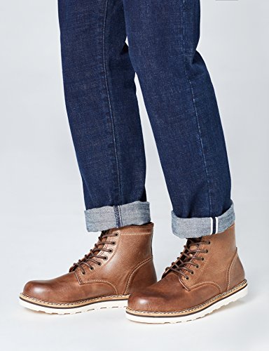 find. Botas de cordones para Hombre, Marrón (Dark Brown), 43 EU